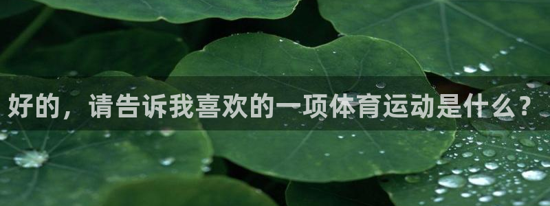  yy易游体育电竞登录不上去了：好的，请告诉我喜欢的一项体育运